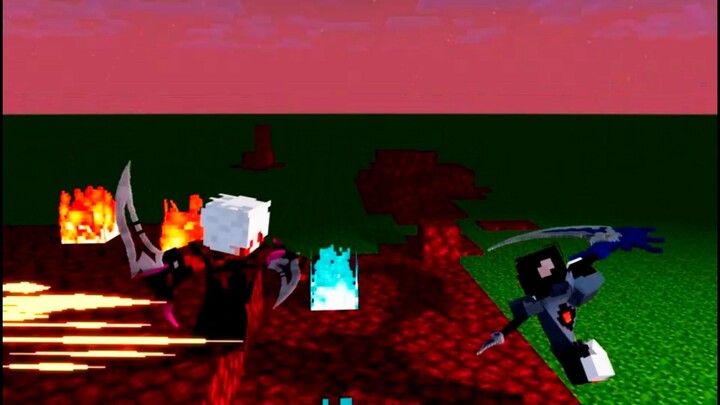 MINECRAFT ANIMASI 3D FIGHT