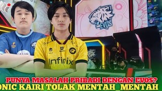 MENGEJUTAN !! JAWABAN ONIC KAIRI BIKIN FANS EVOS NAIK DARAH, KETIKA DITAWARKAN MASUK EVOS DI S13