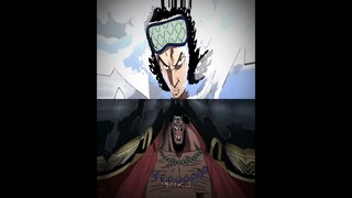 Kuzan Vs. Blackbeard #anime #onepiece