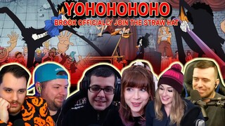 FINALLY!!! BROOK OFFICIALLY JOIN THE STRAW HAT - Reaction Mashup One Piece