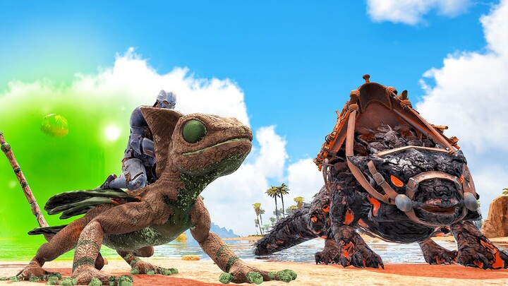 [ماذا؟] وحش الطبيعة ذو الذيل الورقي! هجوم! آرك: العناصر الحلقة الخامسة