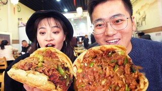 Konon katanya ini adalah daging toples nomor satu di Beijing, jumlah dagingnya mengerikan!