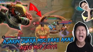 AJARIN CARA MAIN AKAI KE JUARA MSC ! WKWKW w/ Onic Drian - Mobile Legends