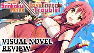 Sankaku Renai | Visual Novel Review - Otaku Love Triangle Troubles