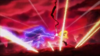 LUFFY VS KAIDO ADU HAOSHOKU NO HAKI SAMPAI MEMBELAH LANGIT