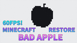 [Game] 60 FPS! Mengembalikan Bad Apple di Minecraft