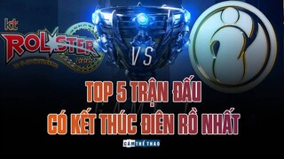 TOP 5 TRẬN ĐẤU CÓ KẾT THÚC ĐIÊN RỒ NHẤT LỊCH SỬ LMHT