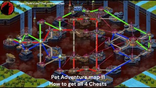 Hero Wars Pet adventure map 11 Ghirwil City Depths Guide