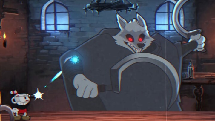 CUPHEAD VS DEATH (BOSS BATTLE ANIMATION)