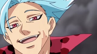 Although Ban was born in poverty, he became a strong enough fighter to fight against the Demon King 