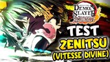 Demon Slayer Hinokami Chronicles - Test Zenitsu Vitesse Divine (DLC)
