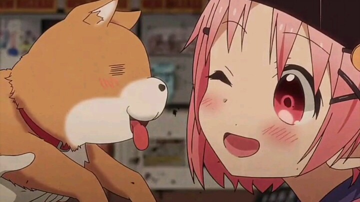 "Even if I become a monster, I will still protect you as before", dogs are really like angels. Anime
