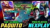 Almost Got Comeback! 91% Winrate Top Global Paquito vs. Pro Player Nexplay Yawi & Jeymz ! ~ MLBB