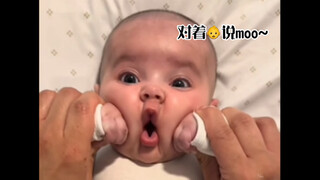 宝宝们貌似都不喜欢“Moo~”的声音……