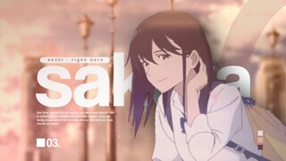 【君の膵臓をたべたい】 Sakura Yamauchi & Haruki Shiha 🍂「Edit/AMV」Keshi - Right Here