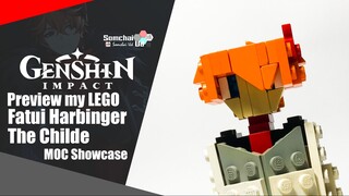 Preview my LEGO Fatui Harbinger Childe Chibi From Genshin Impact | Somchai Ud