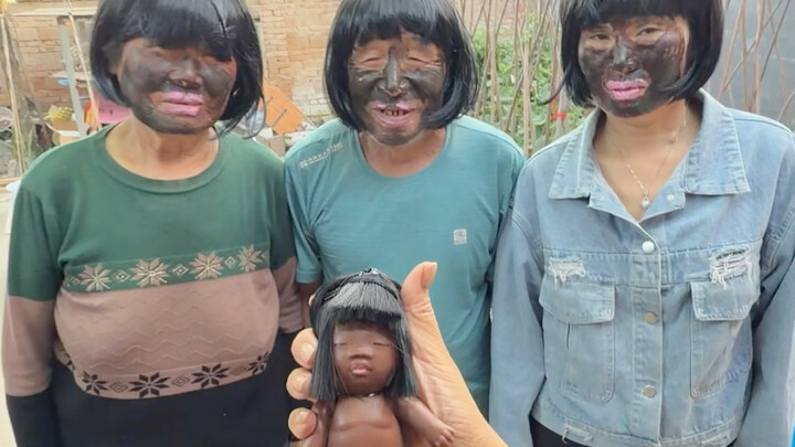 Loving family, hahahaha!