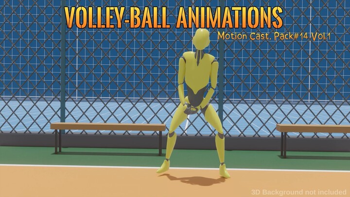 Trailer Volley-ball animations Pack (Motion Cast#14 - Vol1)