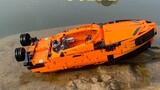Bagaimana membuat marah seorang desainer LEGO yang mengubah supercar menjadi speedboat.