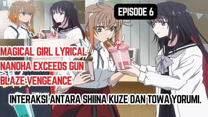 Magical Girl Lyrical Nanoha EXCEEDS Gun Blaze Vengeance eps 6 - interaksi antara shina dan towa