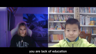 Xiaoya's response to racial discrimination by Americans