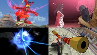 All Ultimate Jutsu's - Naruto Clash of Ninja Revolution 3 (60FPS)