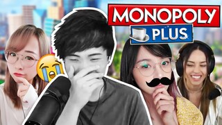 40 minutes of Sykkuno begging at Lily - Monopoly ft. Valkyrae, Lilypichu & Natsumiii