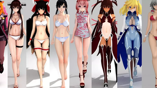 MMD X Blender มอนโรวอล์ค