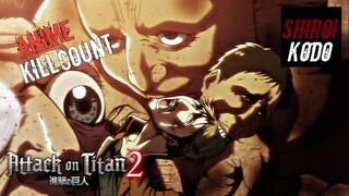 Attack on Titan: Season 2 (2017) ANIME KILL COUNT