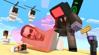 Monster School : Zombie Skibidi Toilet Vs Titan SpeakerMan  - Minecraft Animation