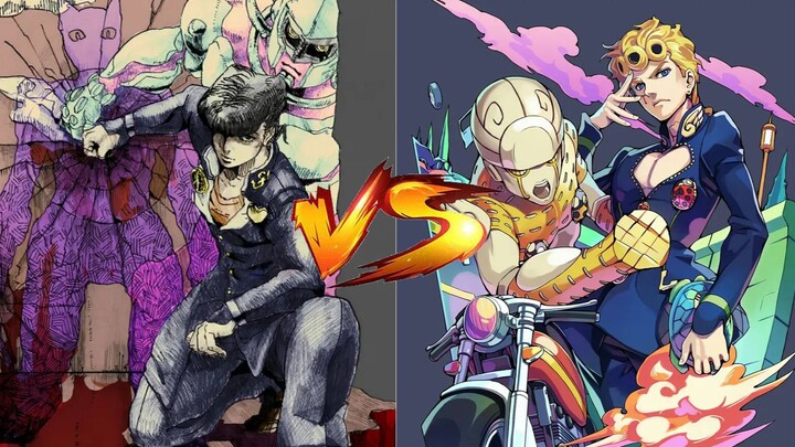 Perawat basah saling mencubit! Higashikata Josuke VS Giorno Giovanna!