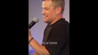 Why Matt Damon TURNED DOWN 10% of AVATAR! #shorts