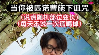 当你被匹诺曹施下诅咒 所以我最后说什么慌了啊？