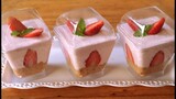 สตรอเบอรี่ชีสพาย(ไม่ใช้เตาอบ), Strawberry Cheese Pie l ครัวป้ามารายห์