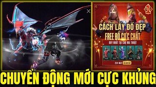 Free Fire - Chuyển Động Mới Cưỡi Rồng Cực Ngầu, Cách Săn Đồ Mới Chợ Ma Thuật, Ma Búp Bê Cú Đấm Đêm