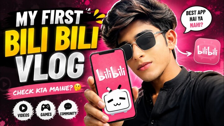 My First Vlog in Bili Bili app
