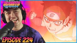 THE CAT SUSANOO || IWABE VS WASABI || Boruto Episode 224 REACTION!!