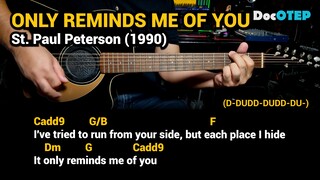 Only Reminds Me Of You - St. Paul Peterson (1990) - Easy Guitar Chords Tutorial with Lyrics Part 2