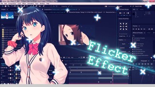 [AE] Flicker Effect | without plugin | Tutorial