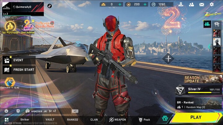 Blood Strike 01 Battle Royale Solo Ranked Victory They were bots