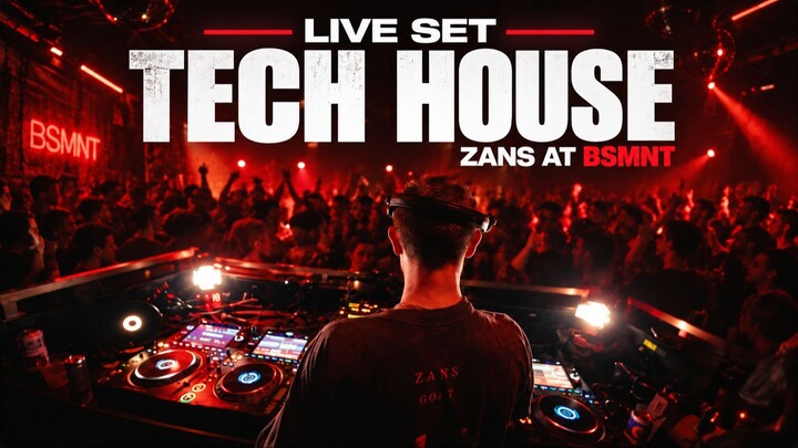 LIVE SET | Tech House Minimal Bass House Melodic Techno Set - ZANS @ BSMNT | Boston | Sep 19 - 2026