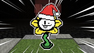 POV: You fell down and meet Flowey but it's Christmas season