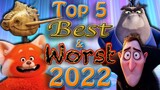 Top 5 Best & Worst Animated Films of 2022