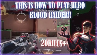 HYPER FRONT BLOOD RAIDER PRO RANKED GAMEPLAY 20KILLS++