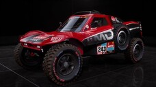 Car MD Optimus Evo 4 in Dakar Desert Rally. MD rallye sport