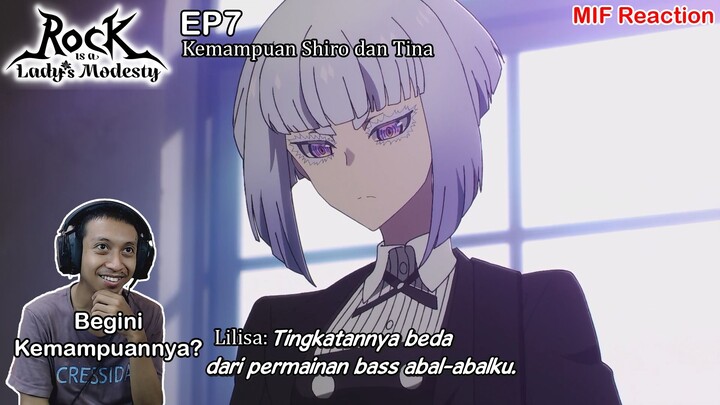 [ID Blind Reaction] Rock Lady EP7 - Kemampuan Shiro dan Tina