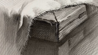 【رسم الطبيعة الصامتة】 طريقة رسم حواف القماش الخشن