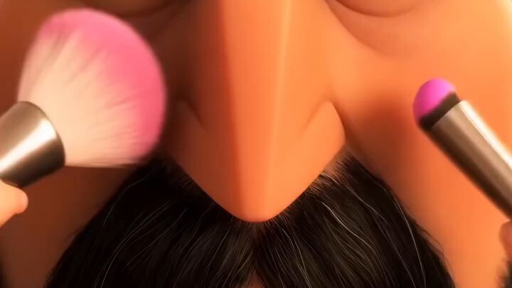 The toughest man melts 🥹❤️ #fyp #pixar #aianimation #girldad #viral