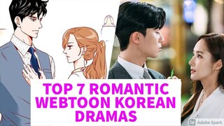 TOP 7 WEBTOON ADAPTED ROMANTIC KOREAN DRAMAS (MUST WATCH)