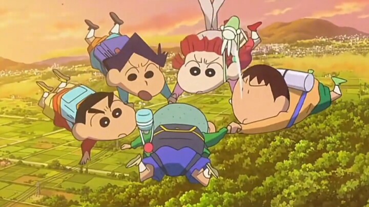 I really like this scene of Crayon Shin-chan, it's so beautiful